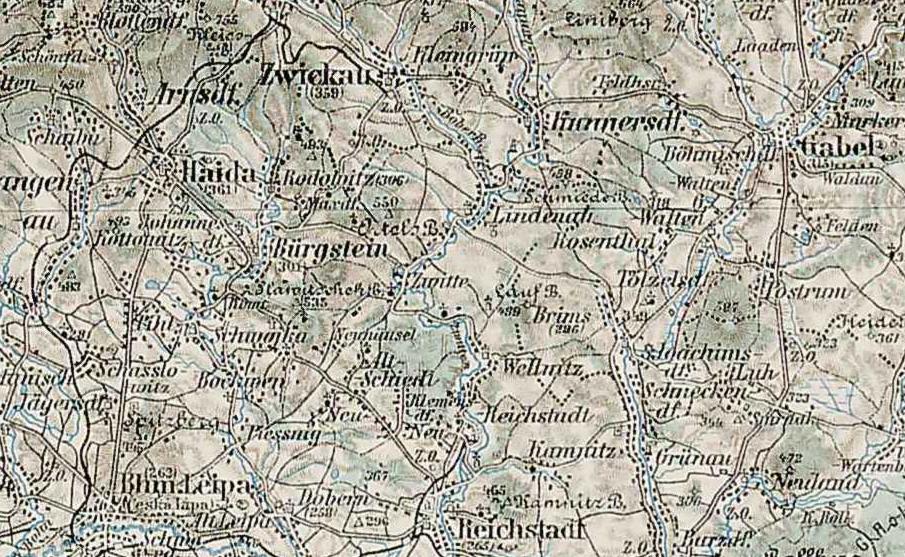 Mapa Velenic a okolí z konce 19.století.JPG
